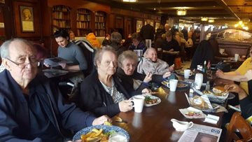 Cradley Heath care home Residents enjoy lunch outing